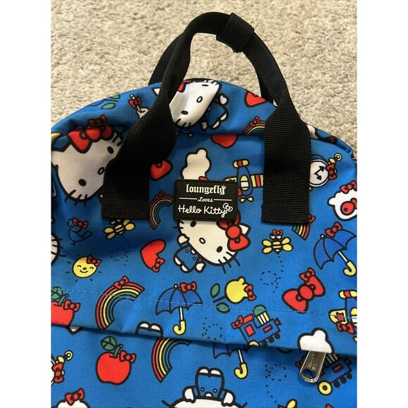 Hello Kitty X Loungefly 45th Anniversary Limited Edition Blue Mini Backpack 2019 main image 5